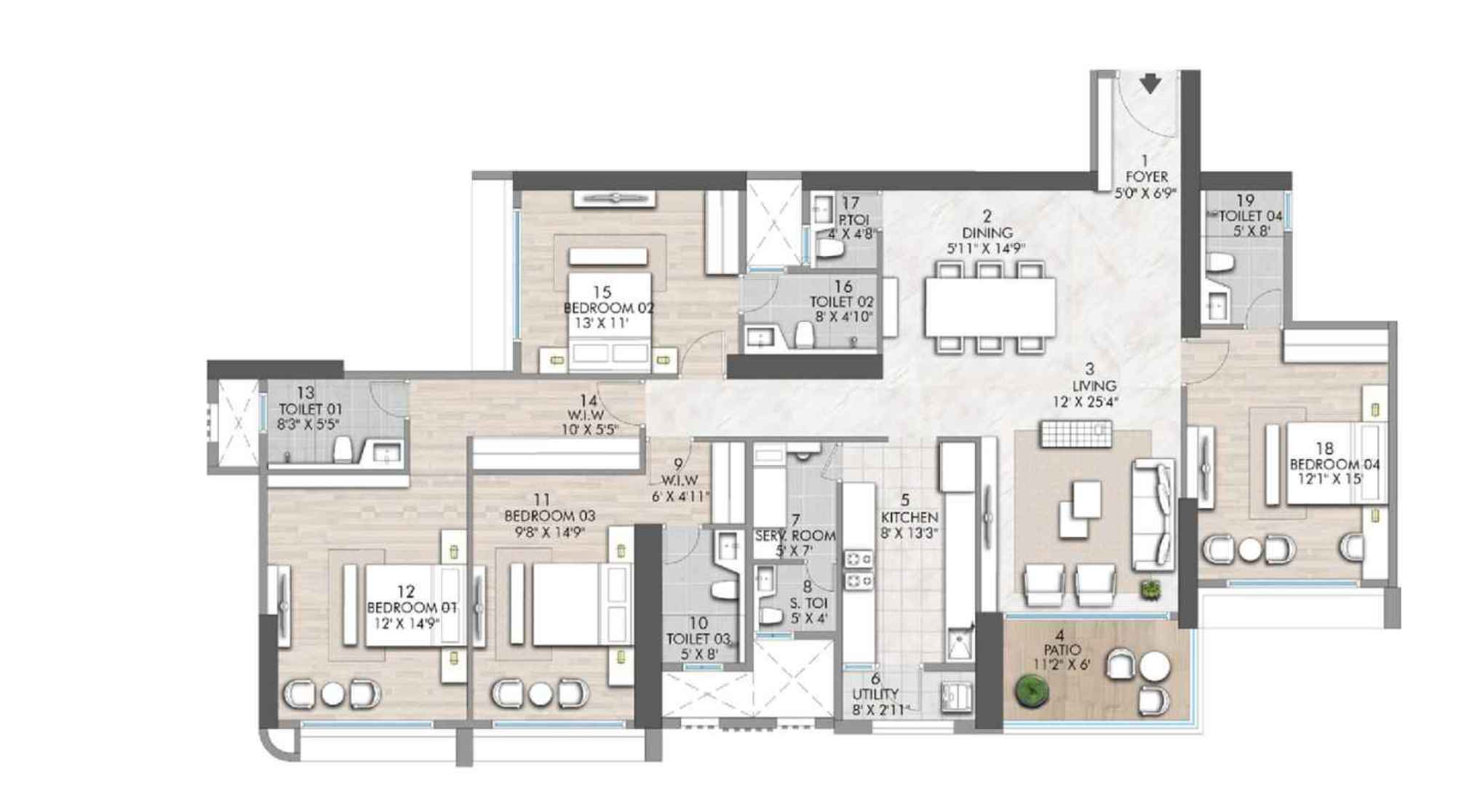 Rustomjee-verdant-vistas-Floor-Plan-4BHK-1761-sqft