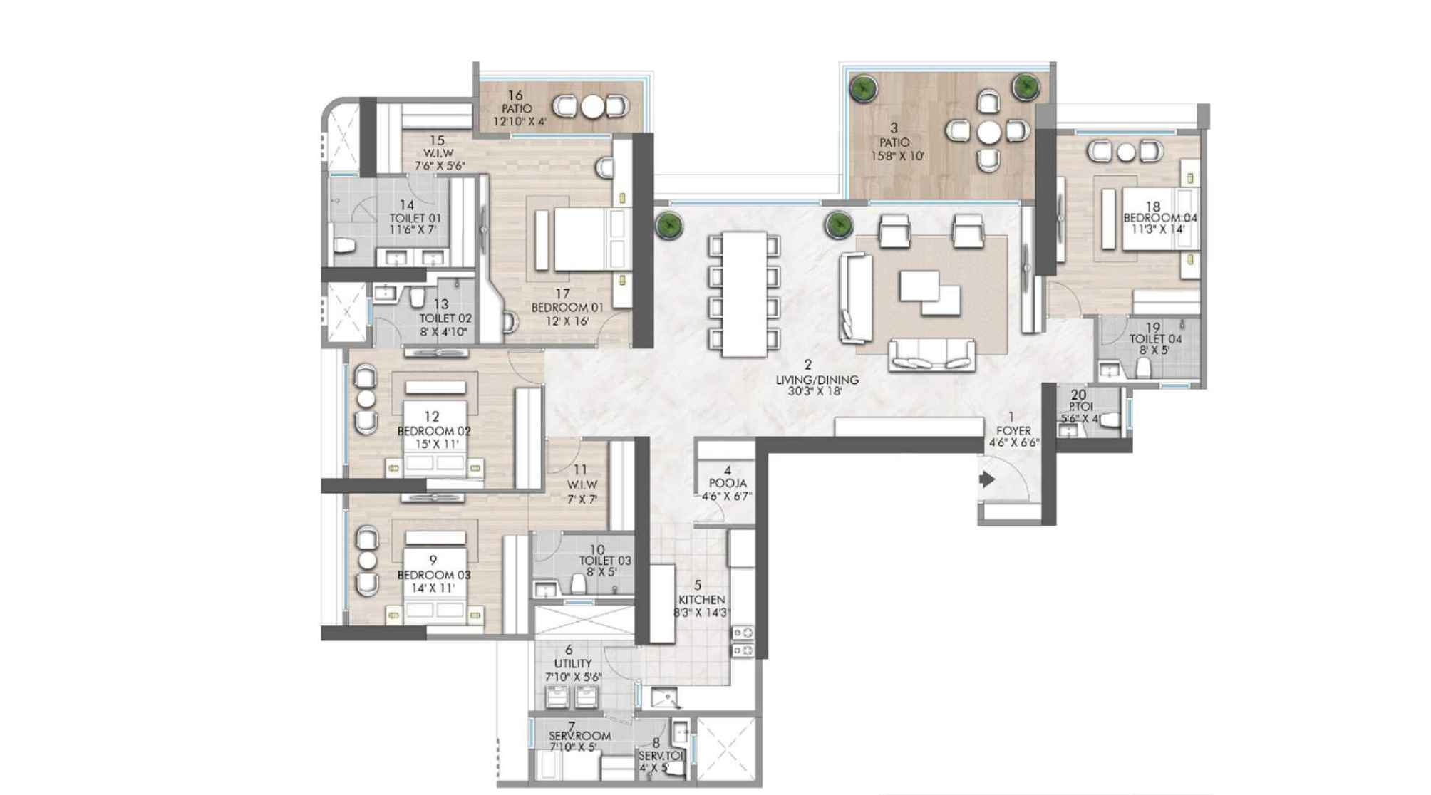 Rustomjee-verdant-vistas-Floor-Plan-4BHK-2244-sqft
